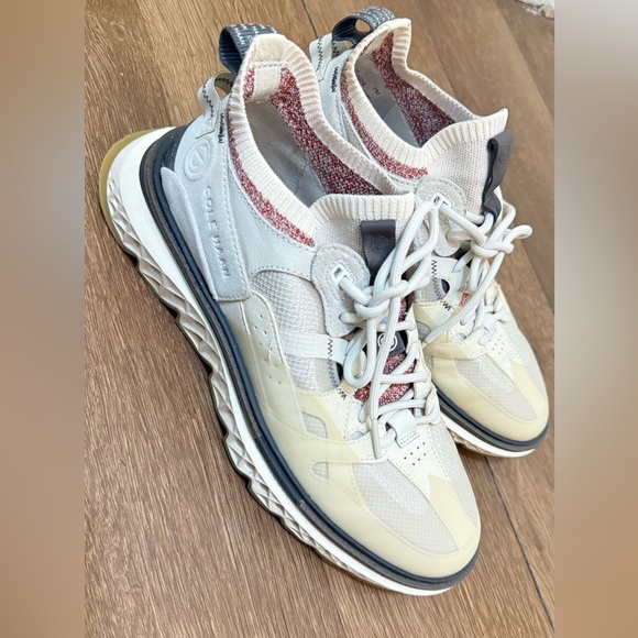 Cole Haan Zerogrand Journey Running Sneaker Ivory Men Size 7 Shoes